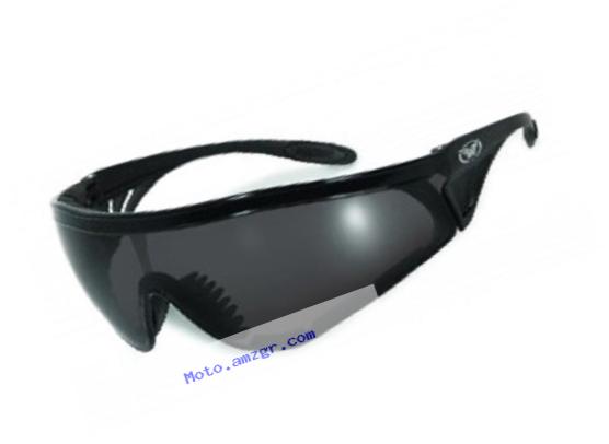 Global Vision Eyewear Python Safety Glasses, Smoke Lens
