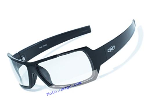 Global Vision Eyewear Black Frame Cosmo Glasses with Clear Lenses