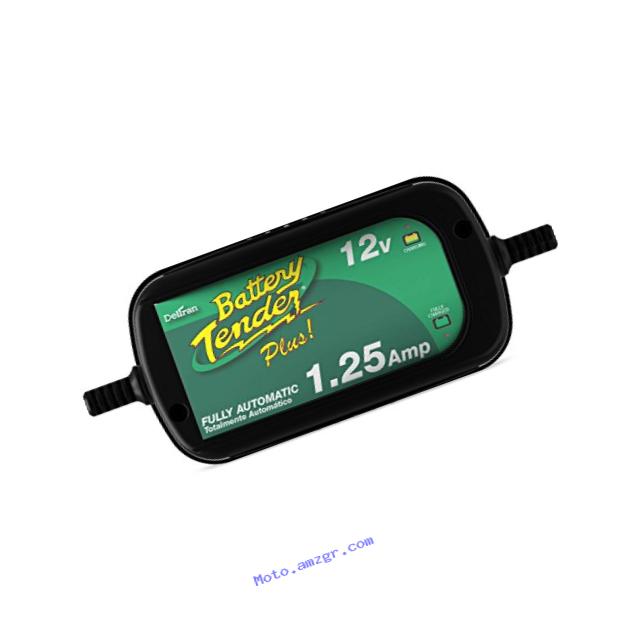 Battery Tender 022-0185G-dl-wh Black 12 Volt 1.25 Amp Plus Battery Charger/Maintainer